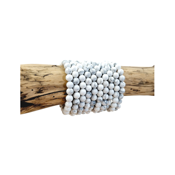 Bracelet howlite perles A