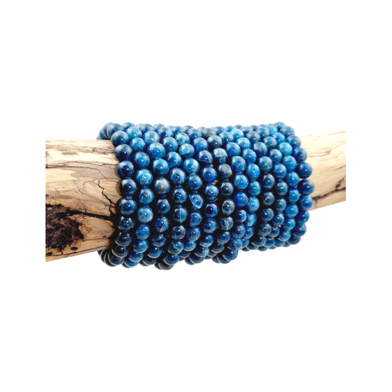 Bracelet apatite bleu foncé...