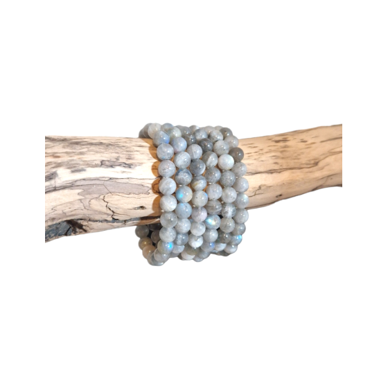Bracelet labradorite perles AA