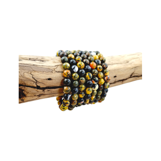 Bracelet jaspe bumblebee...