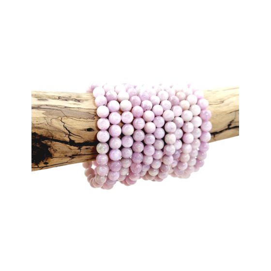 Bracelet kunzite perles AA