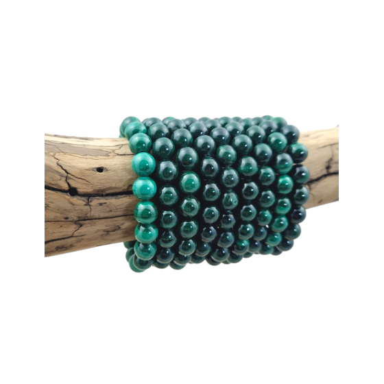 Bracelet malachite foncée...