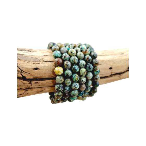 Bracelet turquoise Afrique perles AB