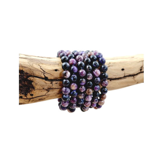 Bracelet charoïte perles A