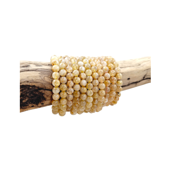 Bracelet quartz rutile...