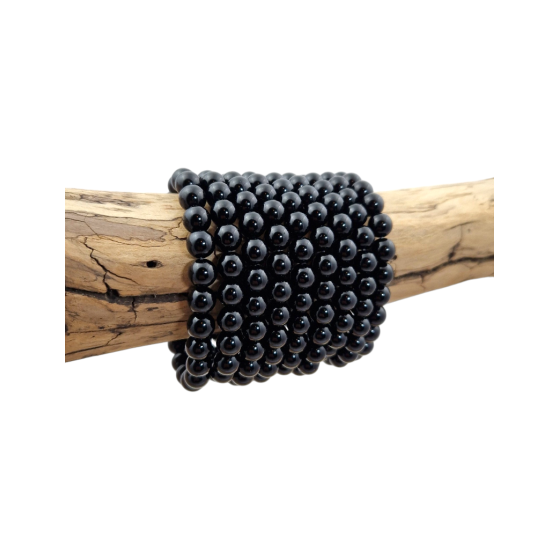 Bracelet obsidienne noire...