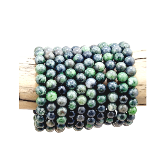 Bracelet diopside perles AB