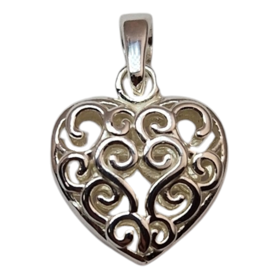 Pendentif coeur sculpté...