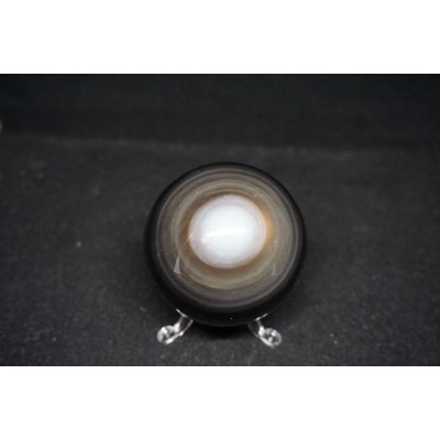 Sphère obsidienne - oeil céleste (6.5 cm)