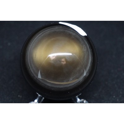 Sphère obsidienne - oeil céleste (6,5 cm)