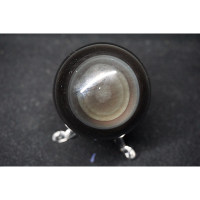 Sphère obsidienne - oeil céleste (5,7 cm)