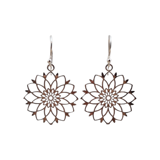 Boucles d'oreilles fleurs...