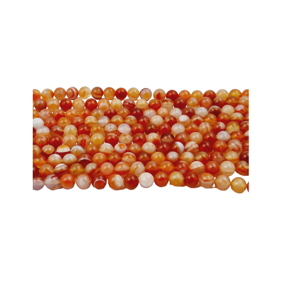 Fil Agate sardonyx rouge...