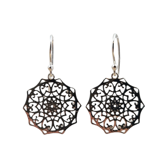 Boucles d'oreilles mandala...