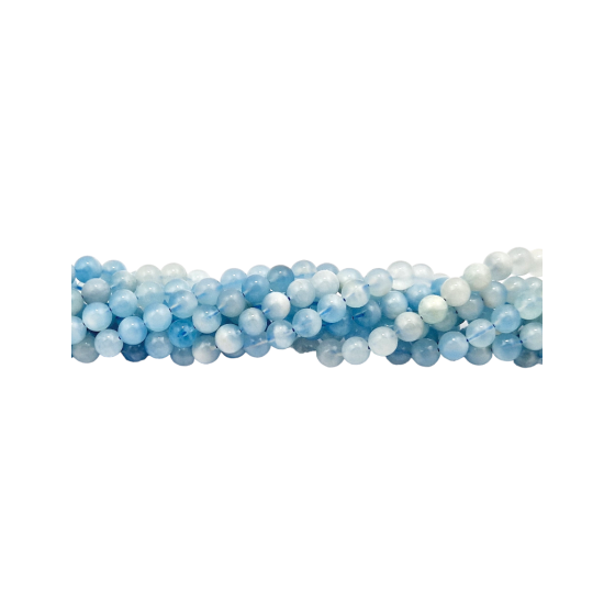 Fil Calcite bleue perles AA