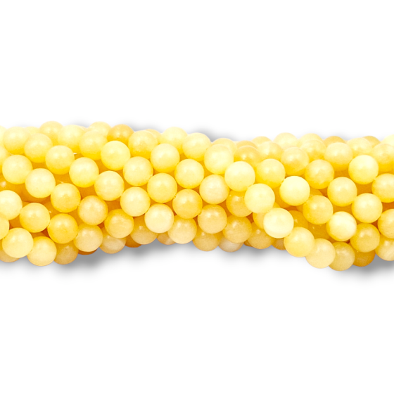 Fil Calcite jaune perles A