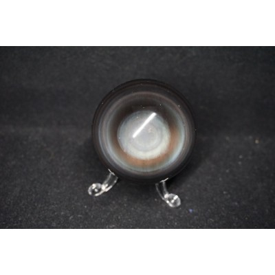 Sphère obsidienne - oeil céleste (5,8 cm)