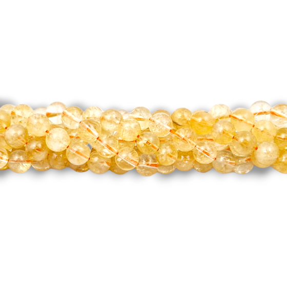 Fil Citrine perles AA