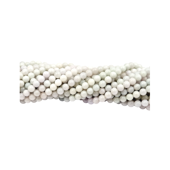 Fil jade blanc perles A