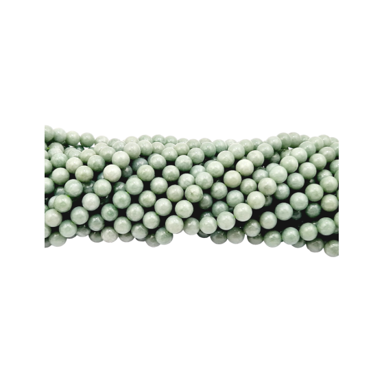 Fil jade Chine foncé perles AA