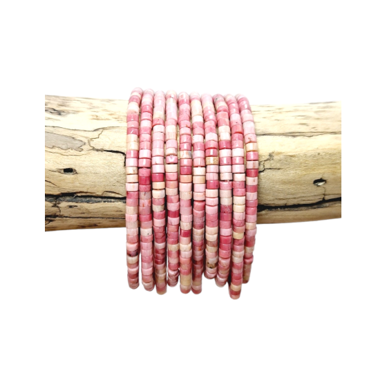 Bracelet Rhodonite perles...