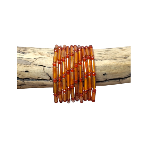 Bracelet Cornaline perles...