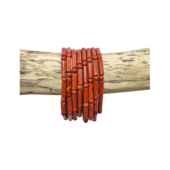 Bracelet Jaspe Rouge perles...