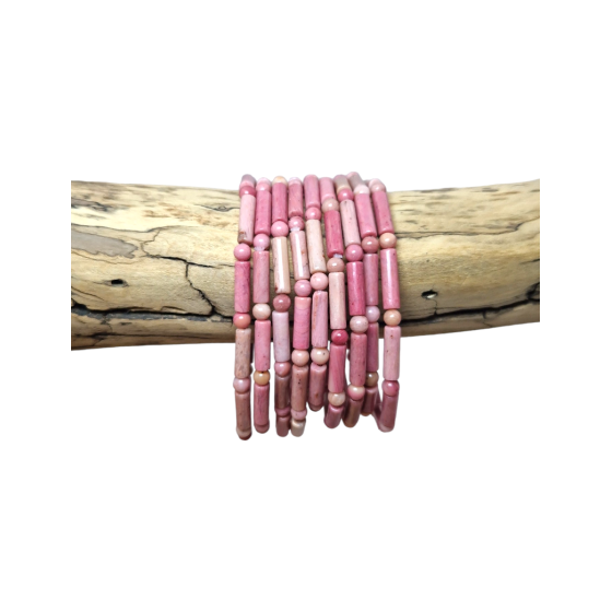 Bracelet Rhodonite perles...