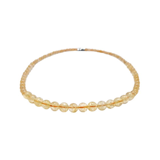 Collier Citrine perles AA