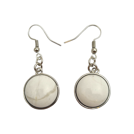 Boucles d'oreilles rondes