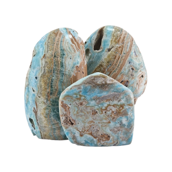 Forme Libre Aragonite bleue A