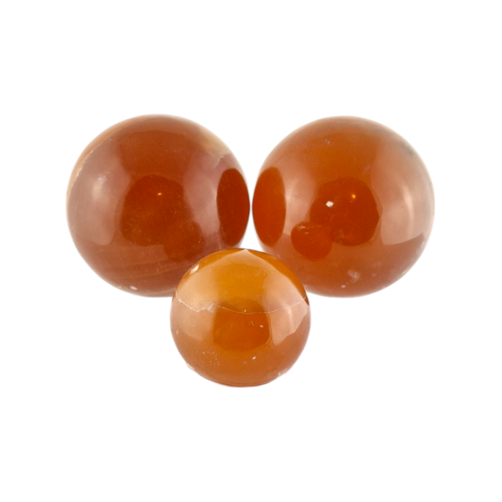 Sphère Calcite orange A