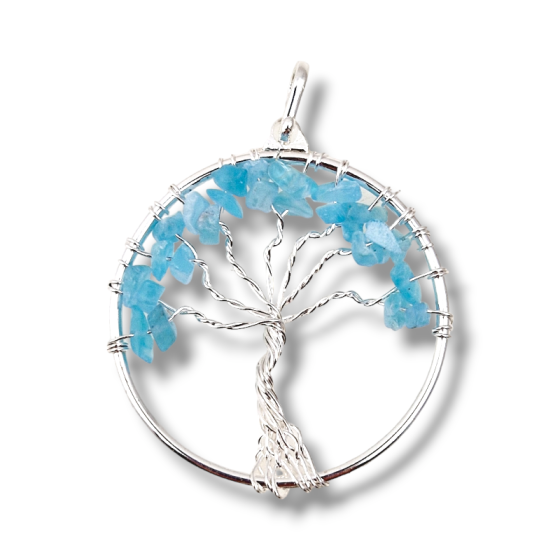 Pendentif tressé arbre de vie