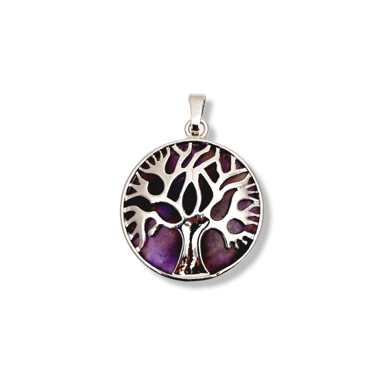 Pendentif métal arbre de vie