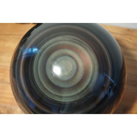 Sphère oeil céleste 20 cm en obsidienne mexico obsidienne