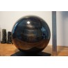 Sphère xxl en obsidienne argentée 25 cm