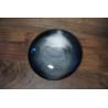 Galet obsidienne argentée 17 cm diamètre