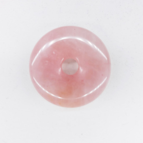 Pendentif donut Quartz Rose