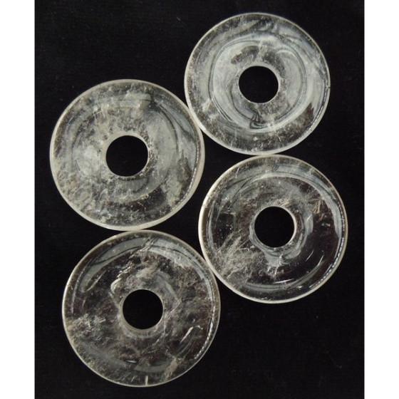 Pendentif donut cristal de quartz
