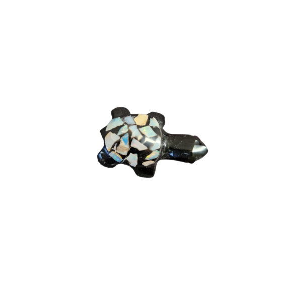 Pendentif tortue obsidienne...