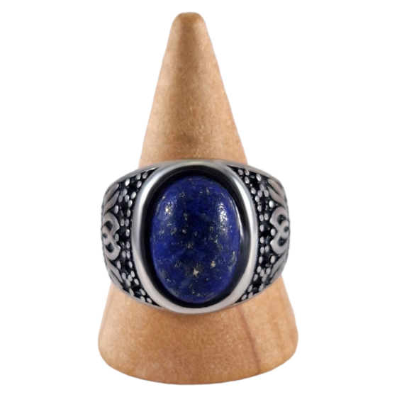 Bague chevalière acier...