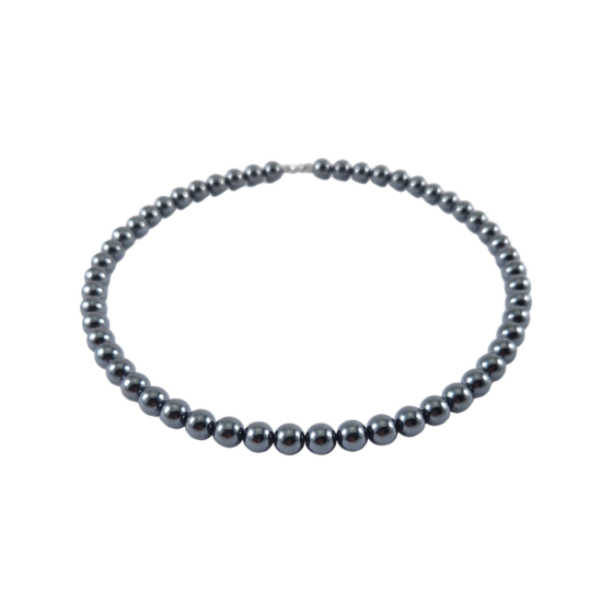 Collier Hématite perles AA