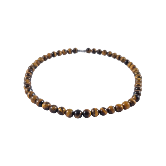Collier Œil de Tigre perles AA