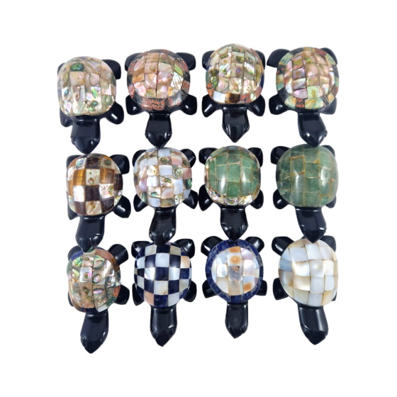 tortue obsidienne nacre M