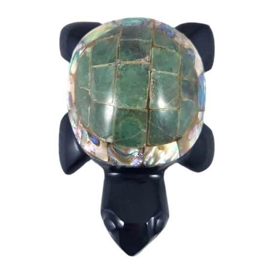 tortue obsidienne nacre M