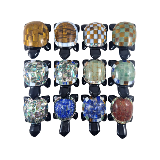 tortue obsidienne nacre L