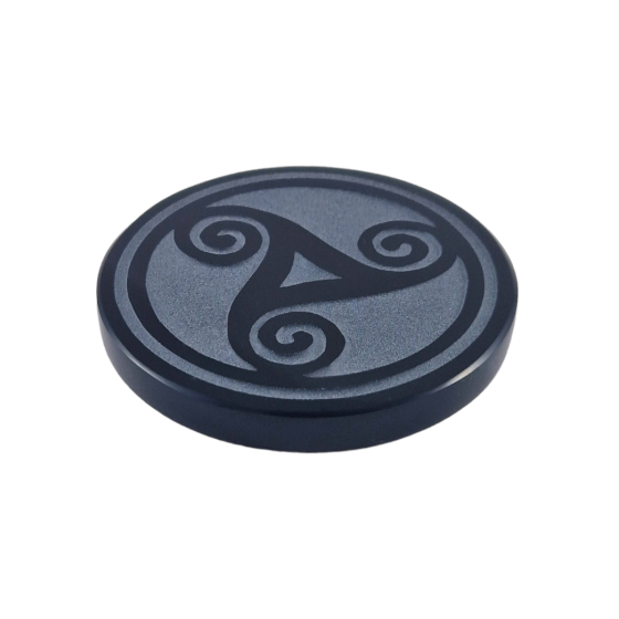 Disque Triskèle obsidienne...