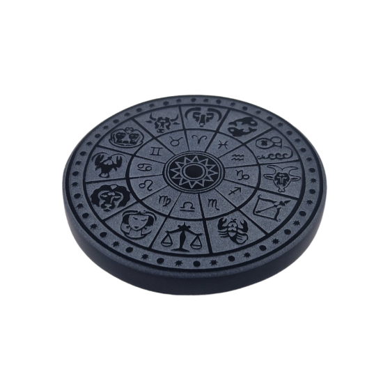 Disque Zodiaque obsidienne...