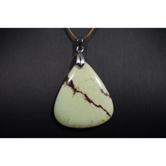 Pendentif Chrysoprase Citron