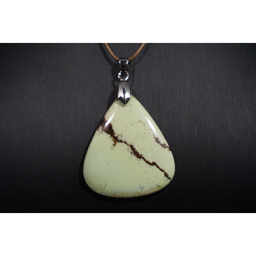 Pendentif Chrysoprase Citron Pendentif Chrysoprase Citron